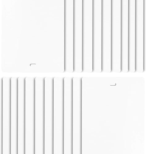 Miniatura 1 de Dalix PVCMedidor de láminas de recambio para estor Vertical curvo Smooth Color Blanco Marfil Color Crudo 705longitud