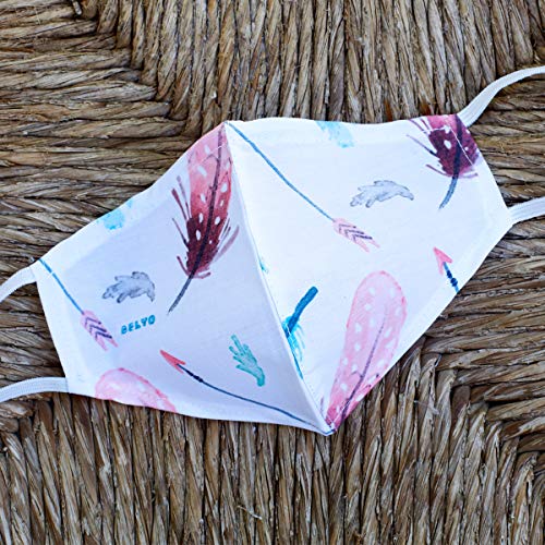 IRORI Hygienische Maske, wiederverwendbar, Aquarellfedern