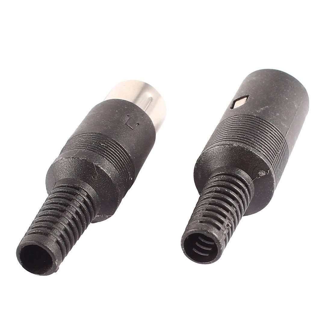 Lot De 4 Connecteurs MIDI DIN 6 Broches Femelles Pour Montage Sur Panneau - Pour équipement Audio/vidéo, Châssis Métallique