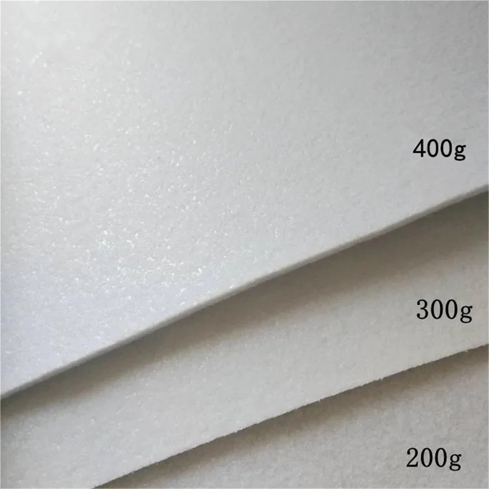 Volumenvlies Heißer Adhesiva Patchwork 200g 300g 400g Einseitig Stoff Kleber Baumwolle Batting Creme Einlage Füllstoff DIY Handwerk zubehör zum Nähen(300g 100x100cm)