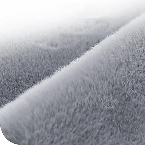 Miniatura 3 de Alfombra rectangular suave y esponjosa, alfombra de área grande, alfombra de pelo largo, alfombra de felpa para dormitorio, decoración del hogar,