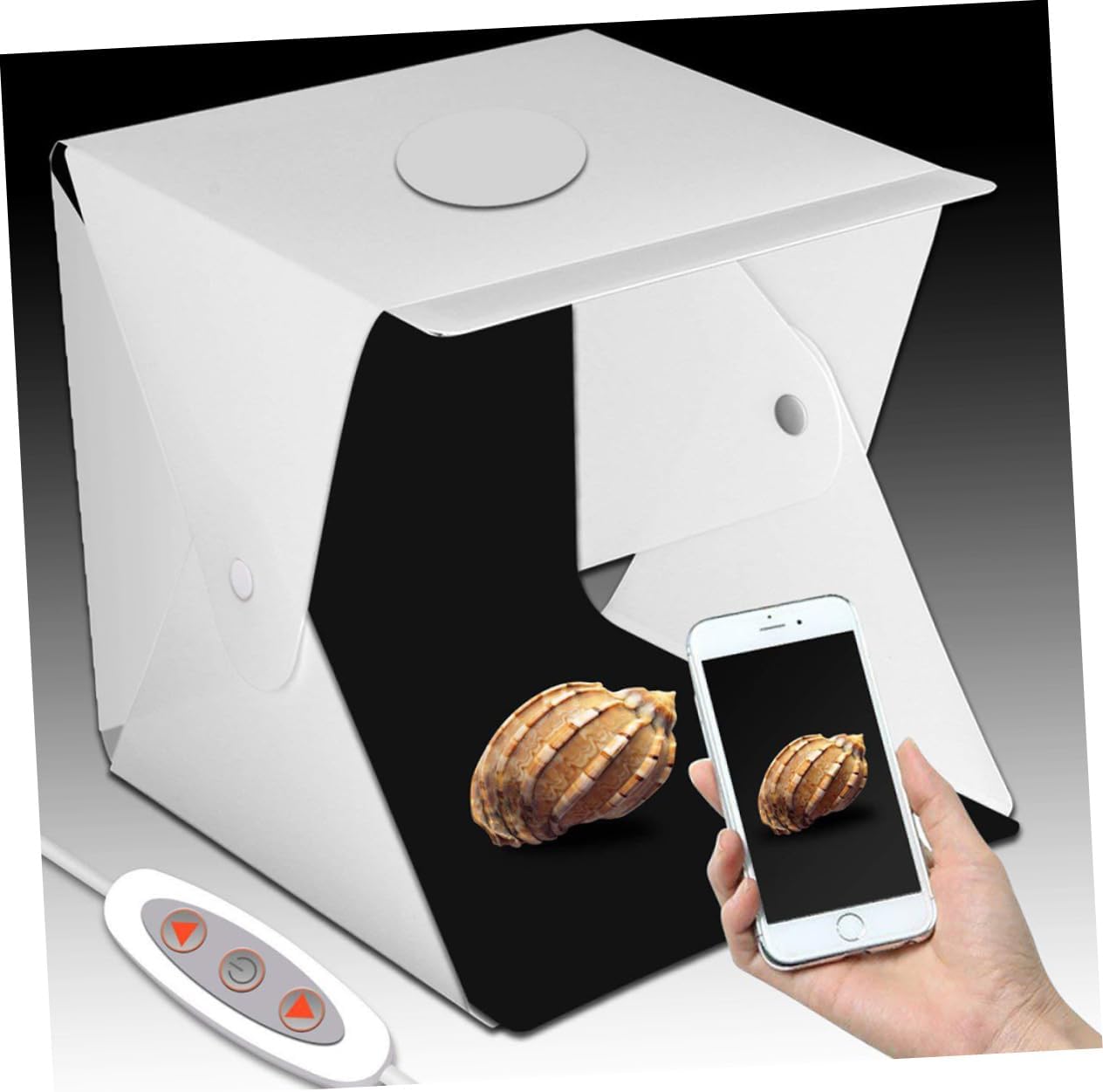 Hemoton Mini Photo Tent Led Lights and Backgrounds for Product Photography Portable Folding Photography Jewelry and Accessories