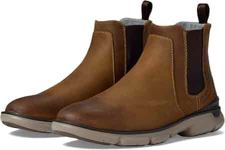 Amazon.com | Johnston & Murphy XC4 Tanner Chelsea Boot Brown Oiled