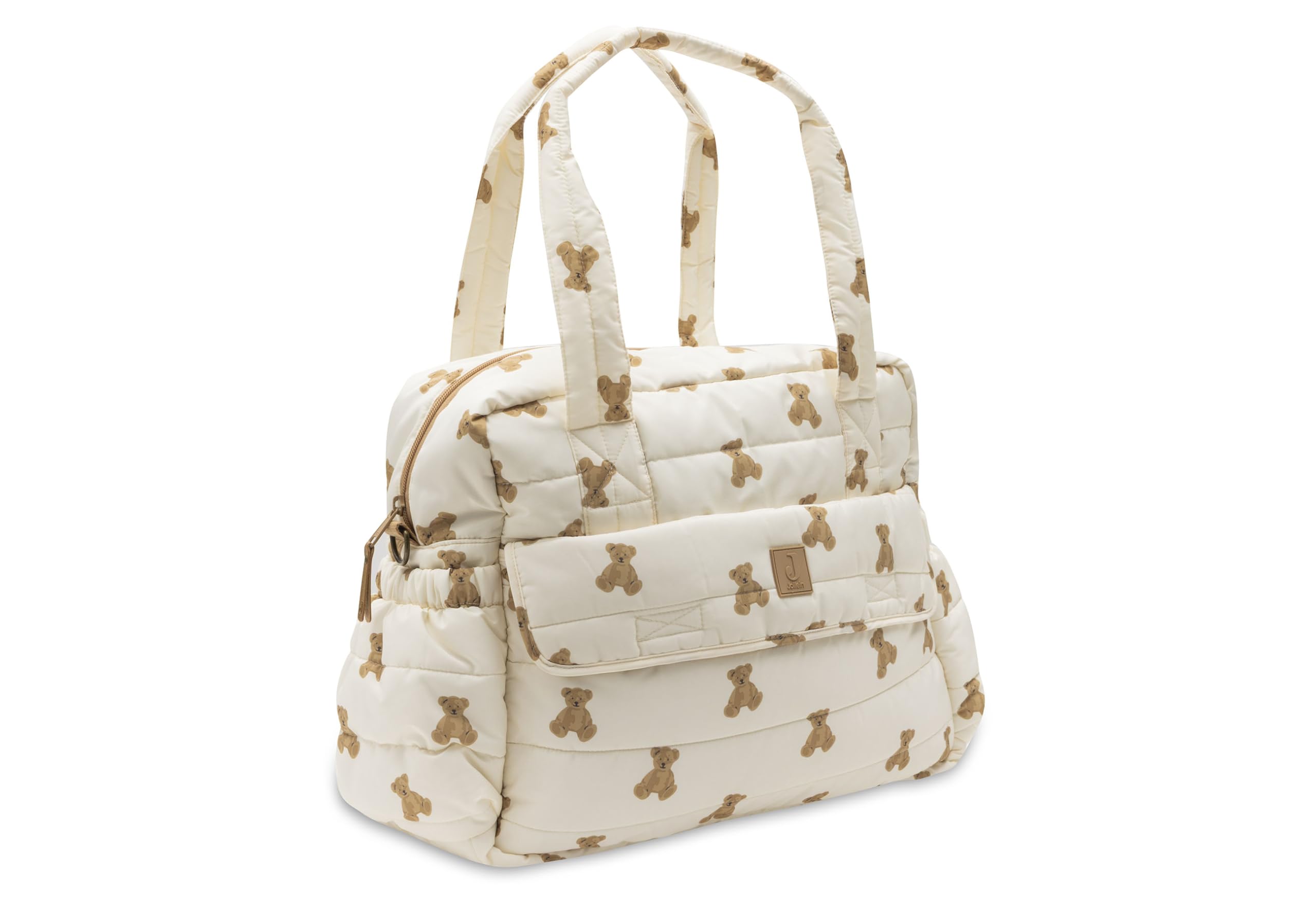 Jollein Sac à langer Mini Teddy Bear - 42 x 30 x 18 cm - polyester recyclé - déperlant et facile d’entretien