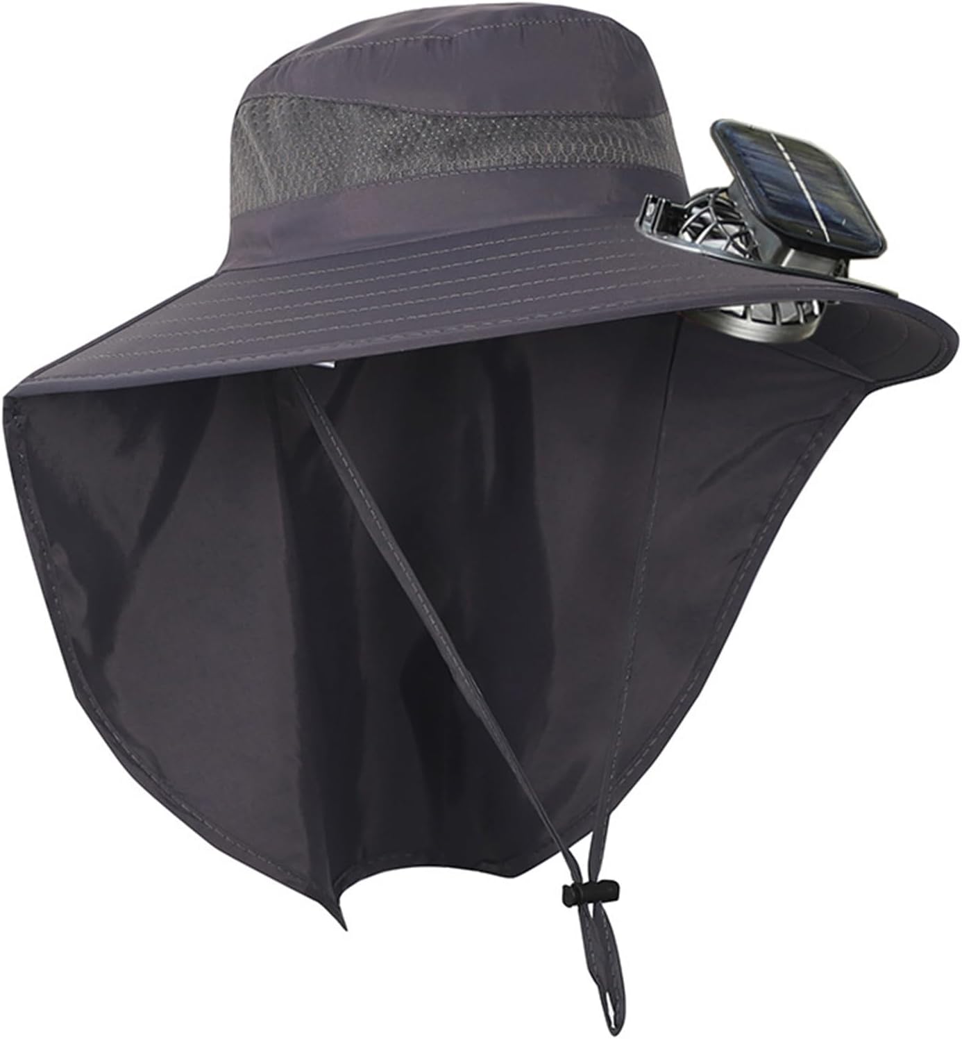 Hat Comfortable Climate Angler Breathable Bucket Outdoor Activity Gear Rechargeable Solar Ventilator