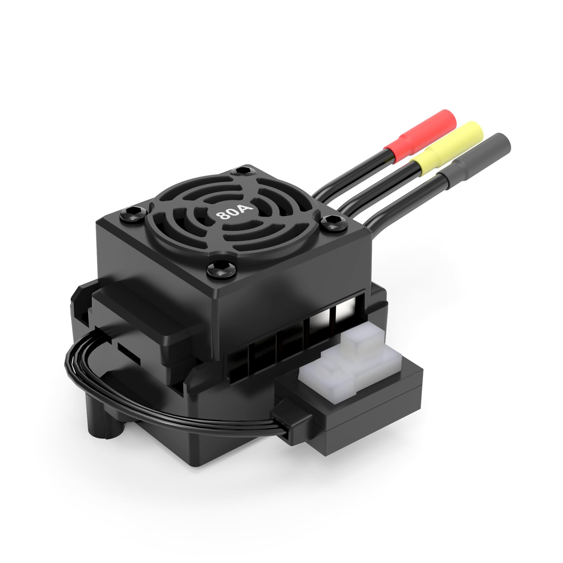 Hosim 80A ESC per camion RC in scala 1/8 - Regolatore di velocità elettronico brushless compatibile con modelli Hosim X17/X25/X27/M23 (numero parte: F28-DT80)