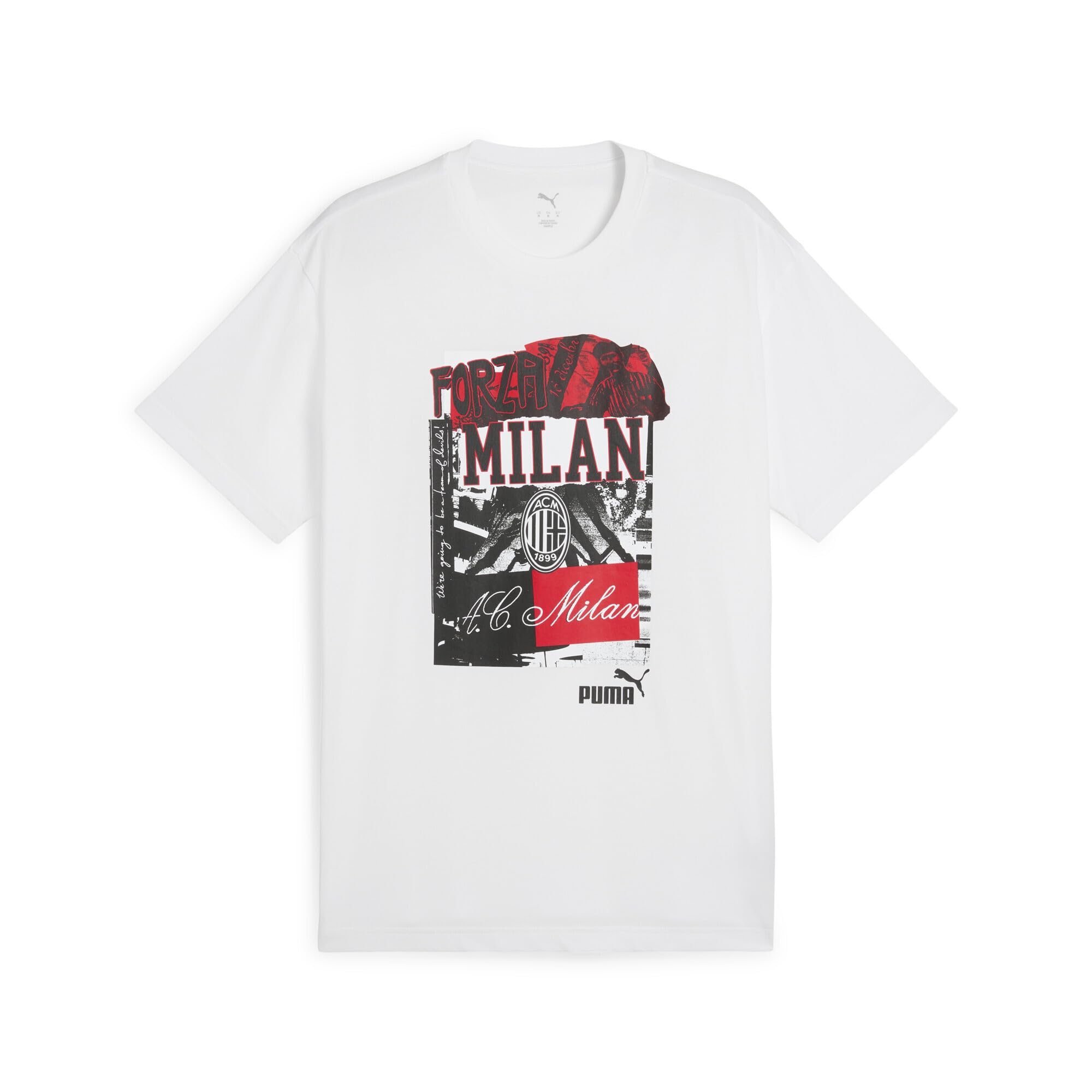 A.C. Milan - koszulka ftblNRGY+, koszulka piłkarska, oficjalny produkt biały, dorosły, XXL, Kolor biały, XXL