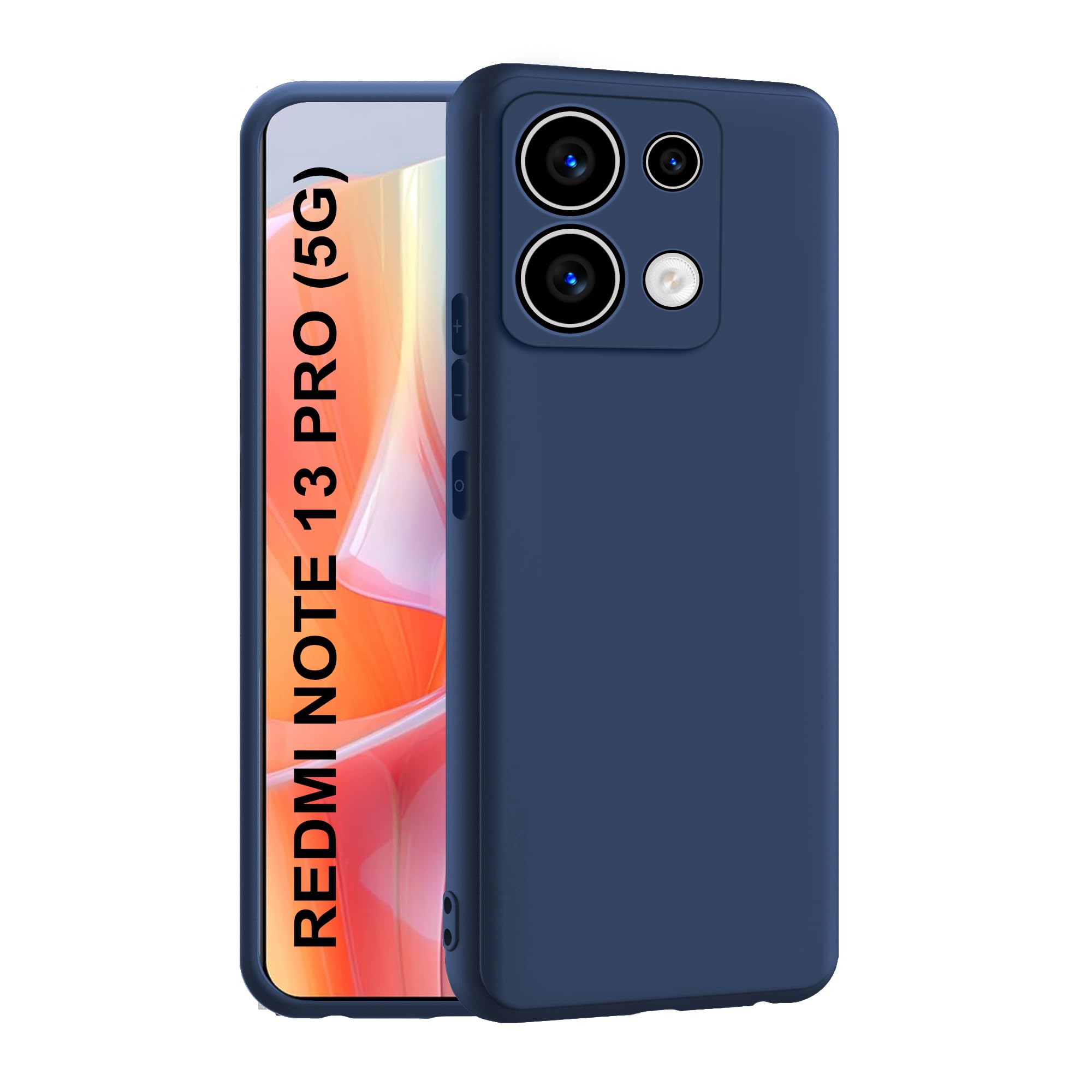 CEDO Redmi Note 13 Pro (5G) Back Cover | Camera Bump Protection & Inner Velvet Fabric Lining | Ultra Slim Matte Soft Rubberised Case Cover (Blue) (B0D7HPM8W8) Amazon Price History, Amazon Price Tracker