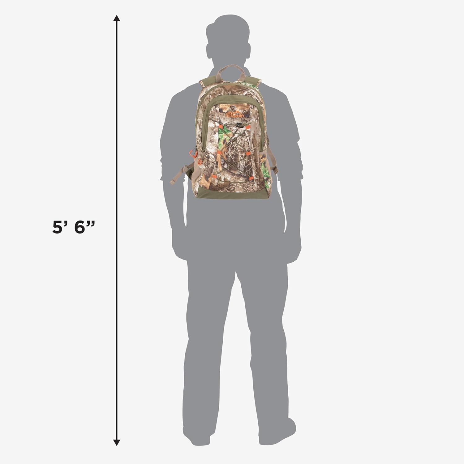 Allen Company Camo Medium Pack - Realtree Edge Camouflage Backpack, 22.1L - Image 2