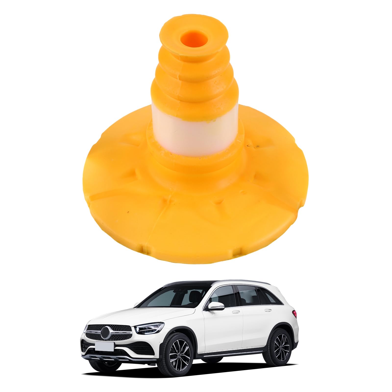LICHENGTAI Ammortizzatore Molla Sospensione per Mercedes-Benz Viano W639 Molla aggiuntiva per asse posteriore A6393240208 Tampone di Arresto Sospensione Balestra in Gomma