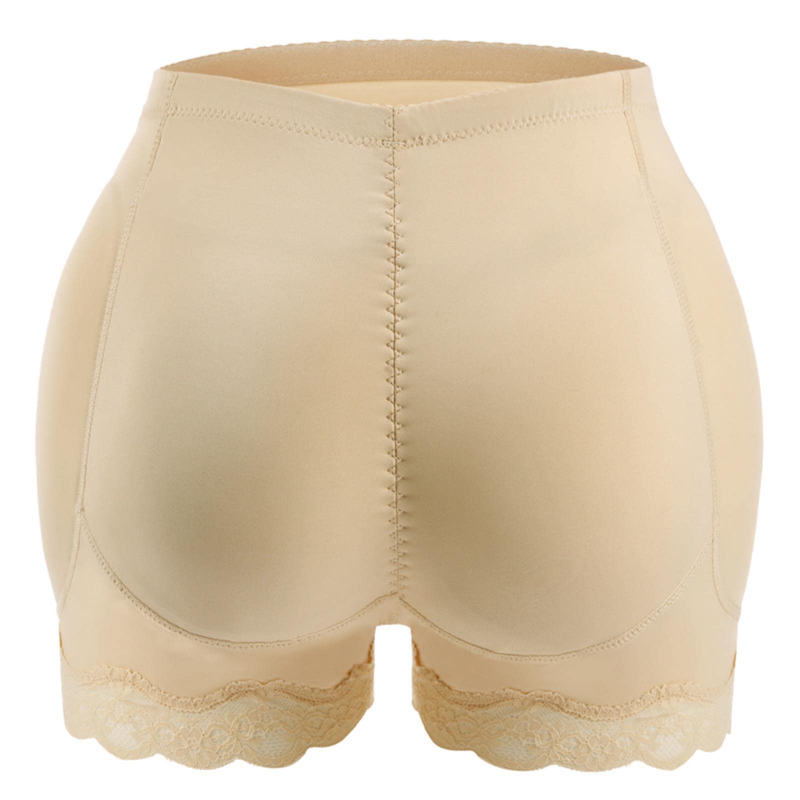 Guaina Modellante Donna Butt Lifter Pants Donne Buttocks Falsi Plump Hips Grandi Taglie Body Shaping Panties-2Pcs Skin,M