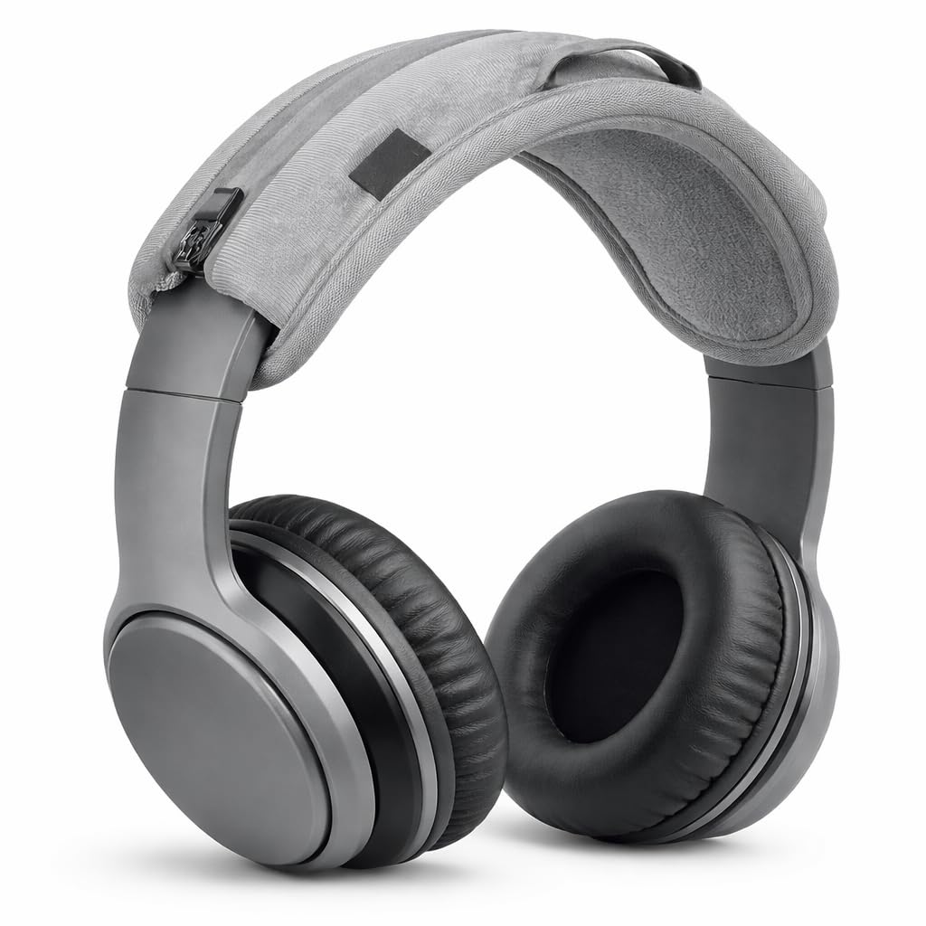 Mizi Headphone Headband Cover for Audio-Technica, Beat, Bose, AKG, Sennheiser, Skullcandy, Sony, Replacement Headband Cover/Headband Protectors/Top Pad Protector Sleeve - Grey
