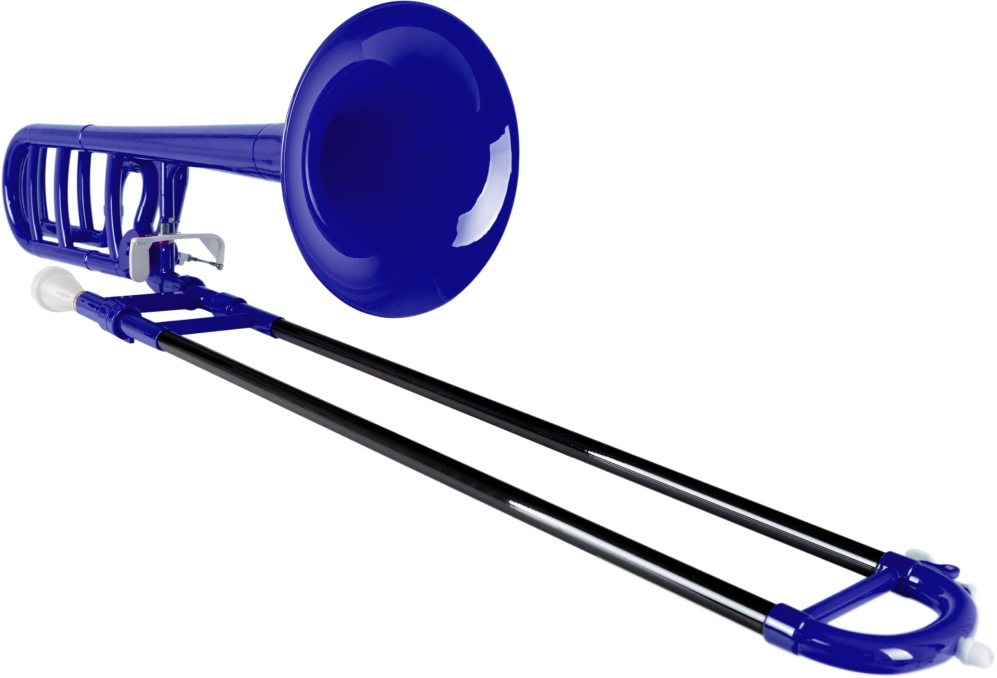 Classic Cantabile MardiBrass ABS Kunststoff Quart-Posaune - Bb/F-Stimmung - Fiberglas-Zug - 850g leicht - Bohrung: 13,9 mm - inkl. Mundstück und Gigbag - blau