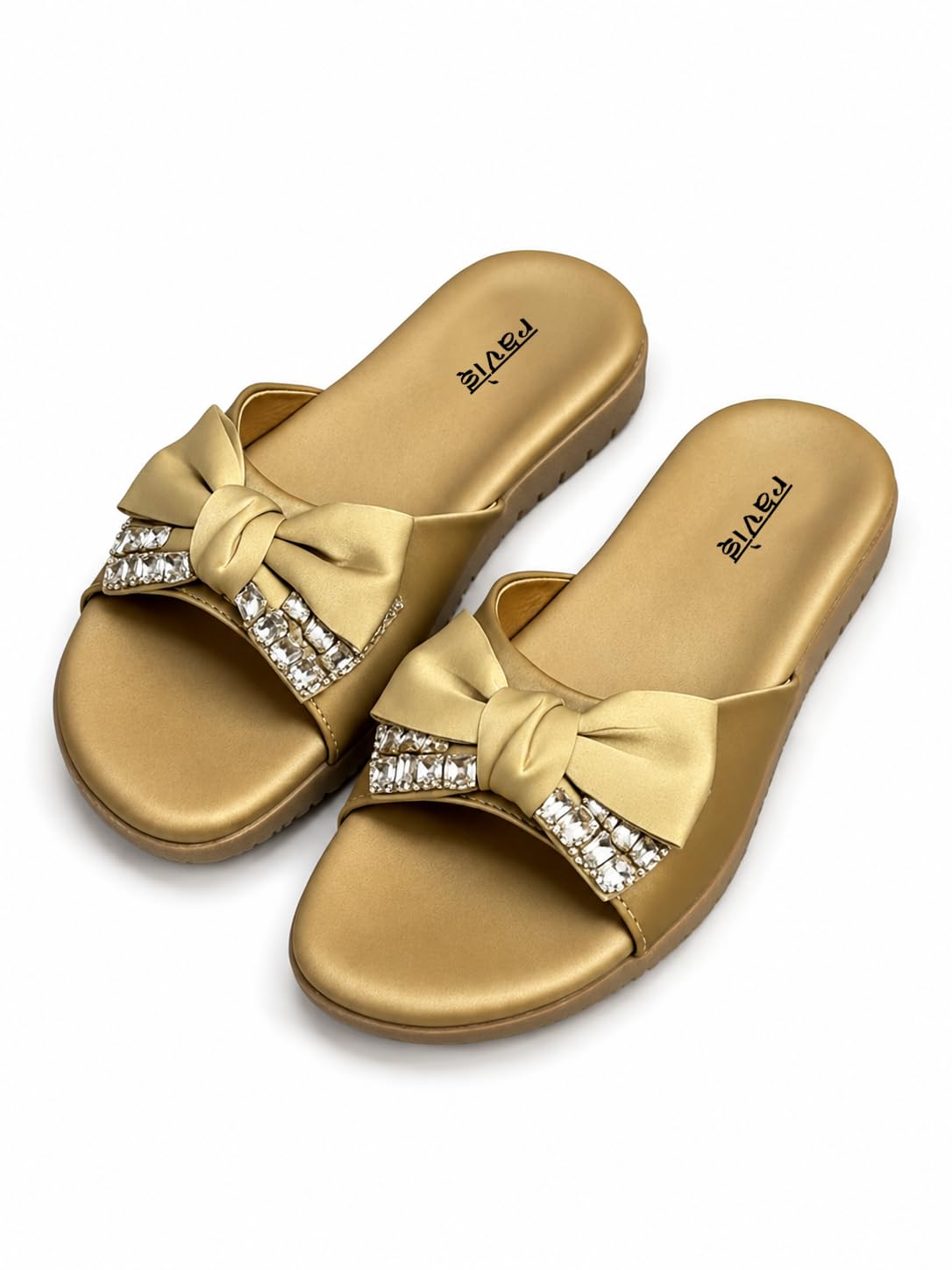 ravis Women StylishWomen Floral Embroidery Daily Wear Slippers Floral Strap Block FLAT for Girls and Ladies-picture-40