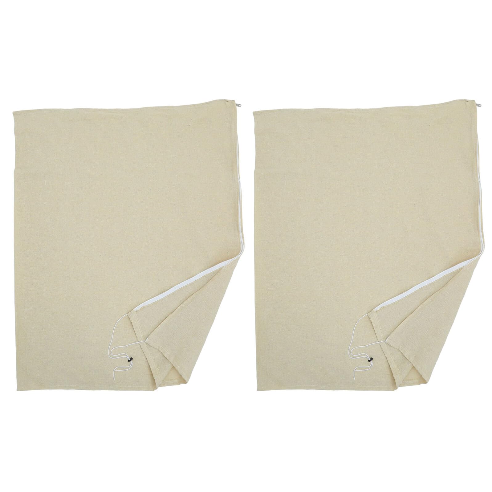 2 Stück Jute Pflanzenschutzsäcke für Winter und Kälte, Beige