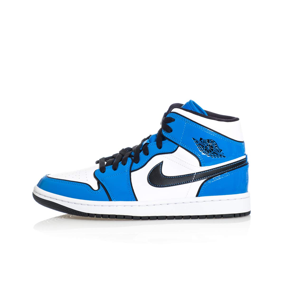 NIKE Mens Air 1 Mid SE DD6834 402 Signal Blue - Talla, Azul, blanco, negro (Signal Blue/White/Black), 40 EU
