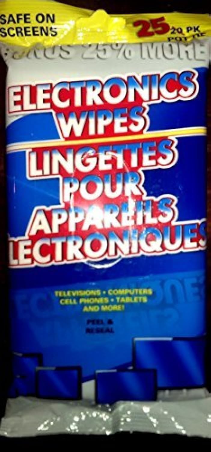 Crystal Clear: A Review of 25 Count Electronic Wipes for Your Screens!