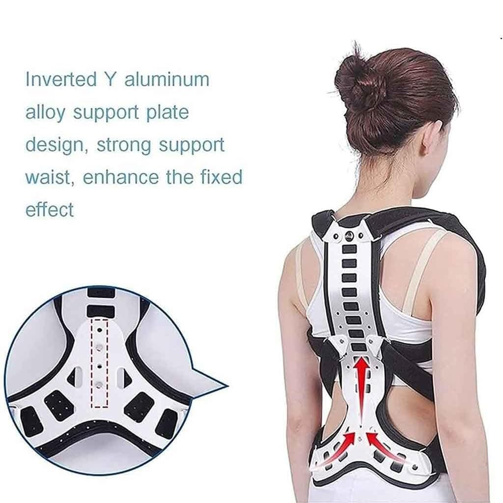Wirbelsäulenkorrektoren Für Männer Und Frauen, Einstellbare Wirbelsäulenorthesen Für Kyphose Camelback Thoracic Support Schmerzlinderung(M)