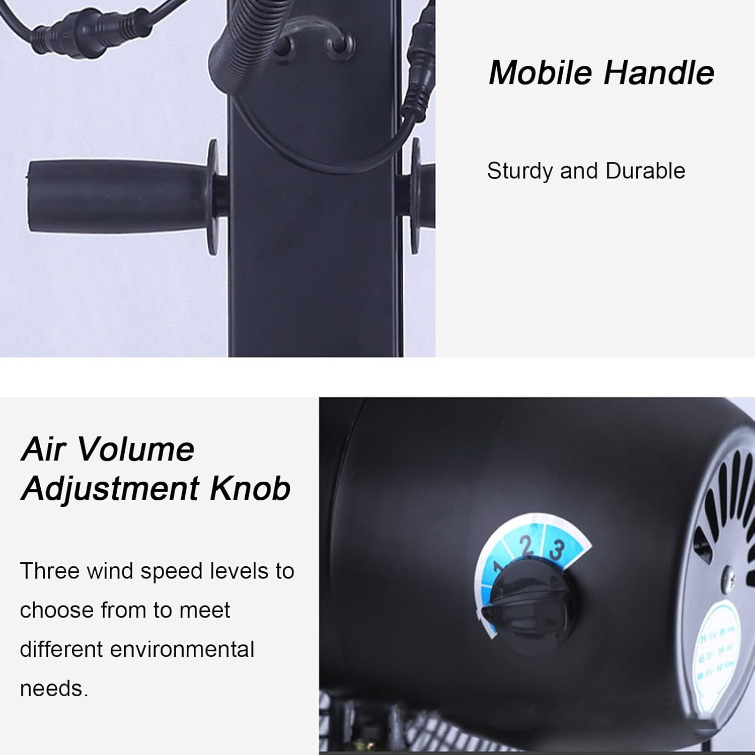 Heavy Duty Outdoor Misting Fan 28/32 Inch Mist Fan, Fan with Water Spray Misting Fan for Patios Workshop Warehouse Industrial(71cm/28in)
