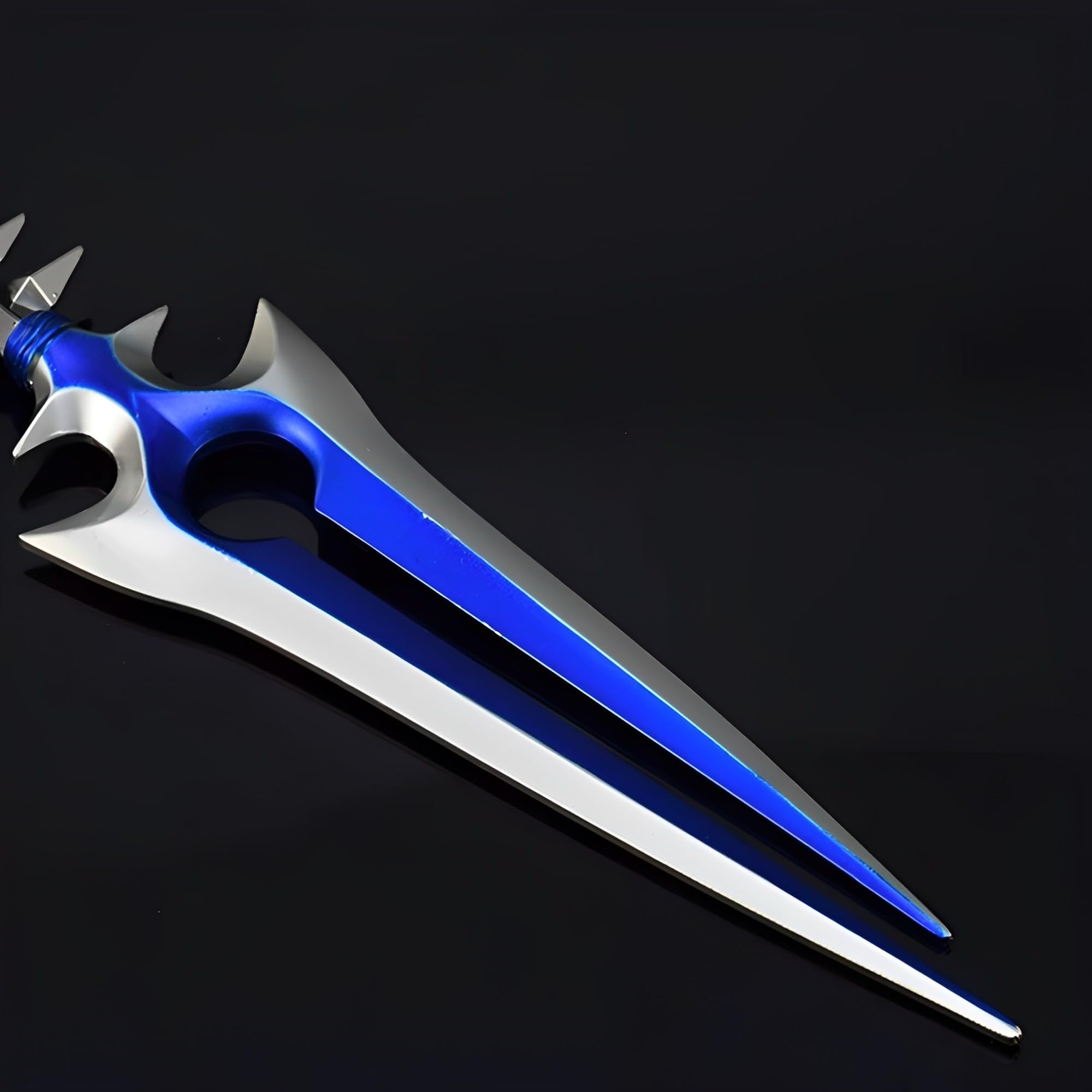 Modelo de exposición, Modelo de la Hoja Bendita del Buscador Viento, 22 cm/8,7 Pulgadas, Totalmente metálico, con Soporte exhibición