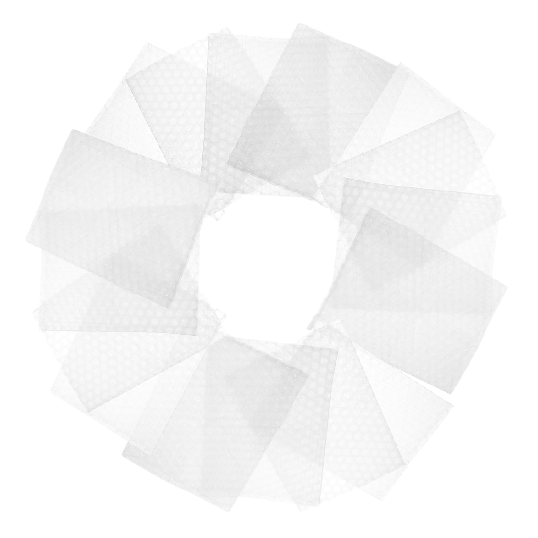 KICHOUSE 100 Pcs Clear Pouch Shockproof Foam or Packing Pouch Pe Transparent Pouch