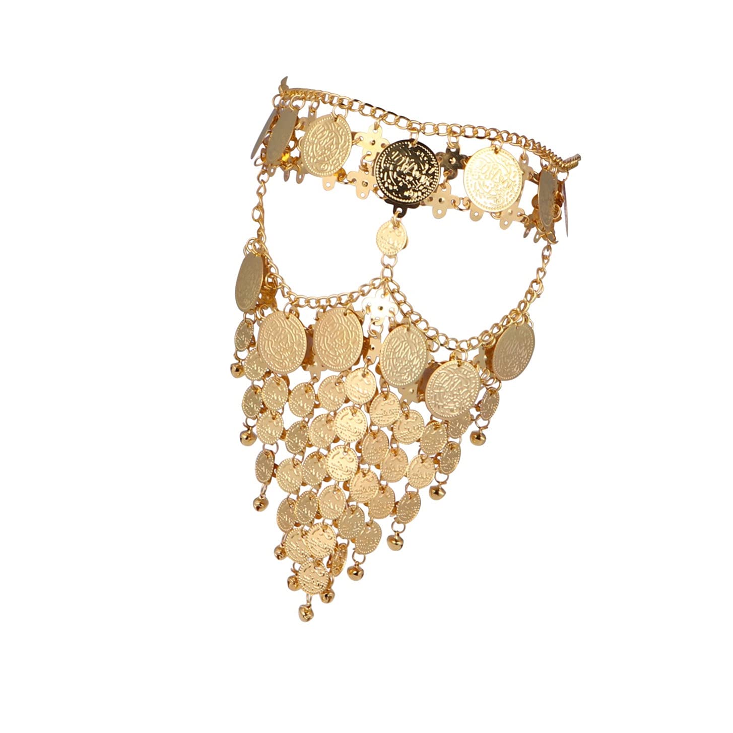 Fomiyeswomen Belly Dance Face Veil Belly Dance Jewelry Coin Face |  Desertcart Seychelles