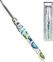 Vista 1 de 4.5mm Gancho de Ganchillo Looen, Mango Ergonómico para Manos con Artritis, Agujas de Tejer de Goma Suave Extra Largas para Principiantes