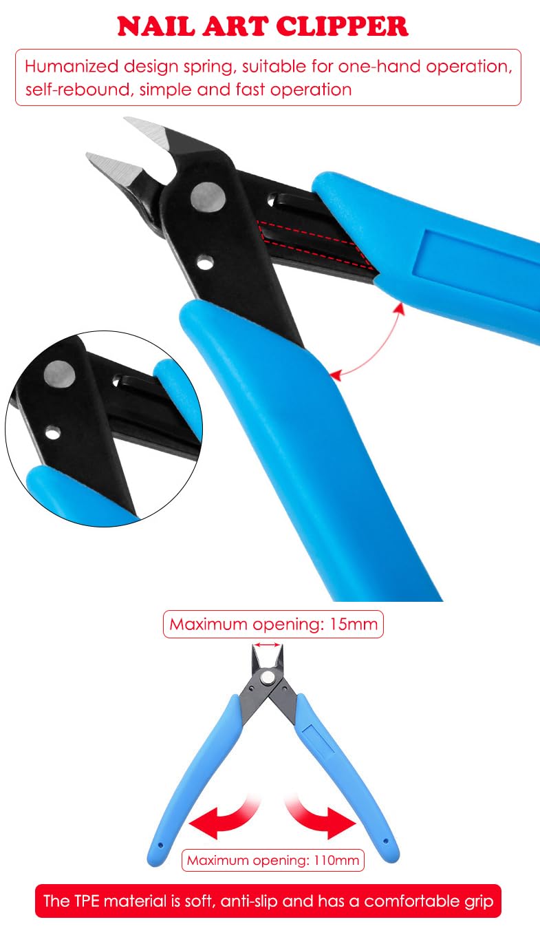 Nail Art Scissors - Rhinestone Remover & Manicure Tools -3 Nail Art Scissors - Rhinestone Remover & Manicure Tools -3