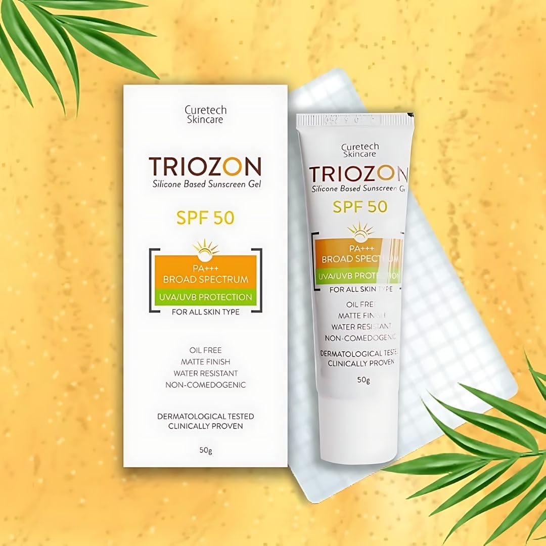Amazon.com: Triozon Sunscreen Silicone Based Gel with SPF 50 PA+++