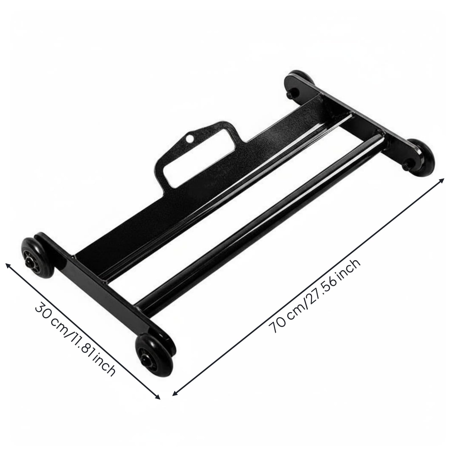 Rodillo Barras Soportes Redondeados Rodillo Rectangular Resistente Fitness Roller Wheel, Rodillo De Glúteos con Mango