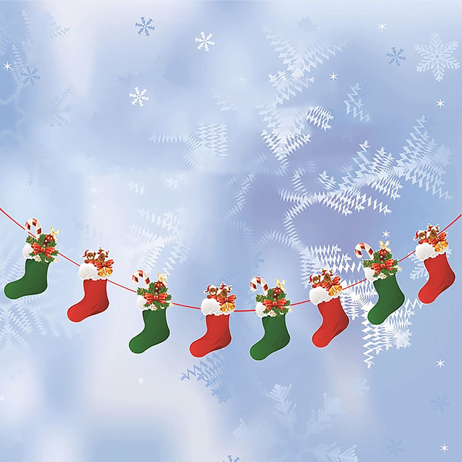 Amazon.co.jp: クリスマス 飾り ガーランド ペーパーファン