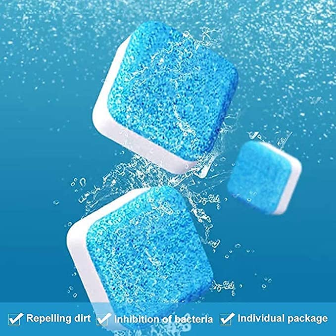 PERPART Washing Machine Cleaner Tablets | Descaling Powder Deep Cleaner Tablet All Companys Front nd Top Load Machine | Tub CleanerDrum Cleaner Tablet | Front And Top Load Washing Machine Cleaner (24) 1
