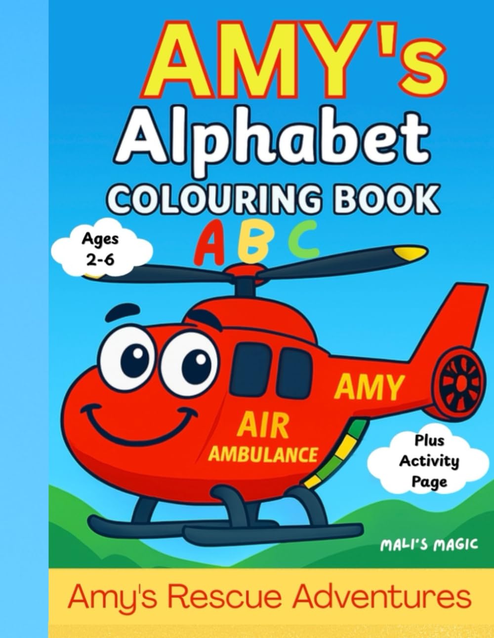 Amy’s Alphabet Colouring Book (Amy's Rescue Adventures)