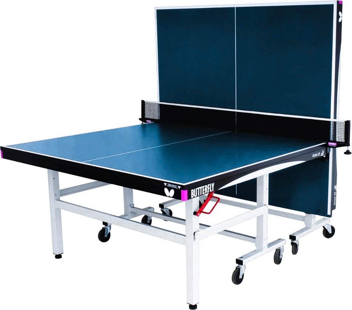 Butterfly Octet Blue Foldable Indoor Table Tennis Table with Net