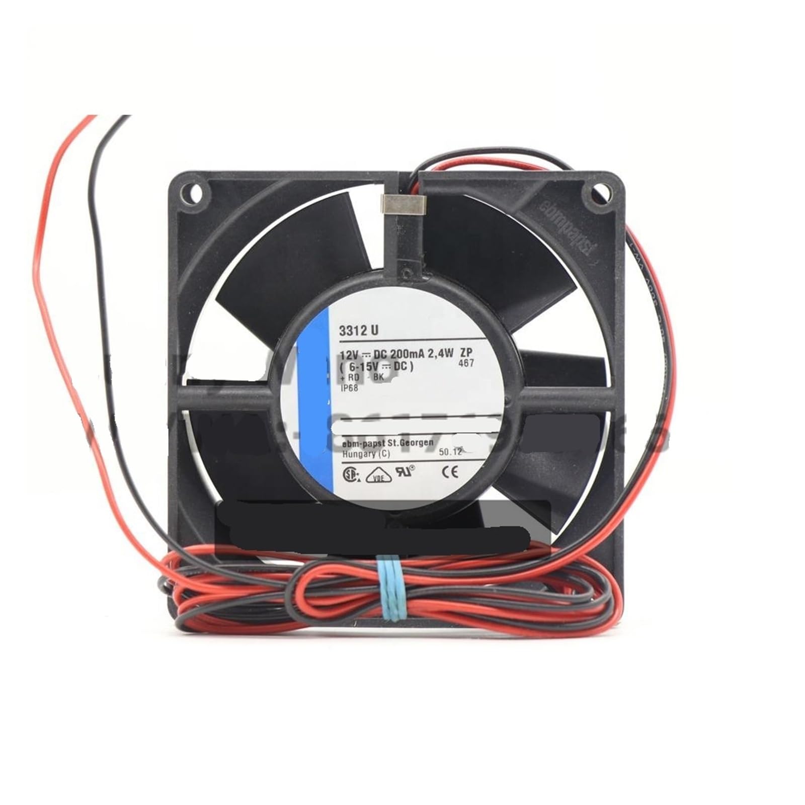 Ventilateur 9cm 12V 3312 pour aérer les armoires électriques extérieures et boîtiers