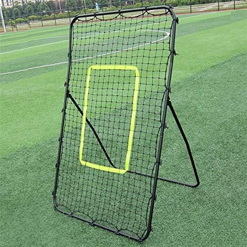 Professional Galvanized Steel Pipe Rebound Soccer/Baseball Goal Black