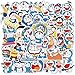 Simpatico adesivo Doraemon Graffiti Tazza Acqua Casco Bagagli Portatile Impermeabile Sticker 50PCS