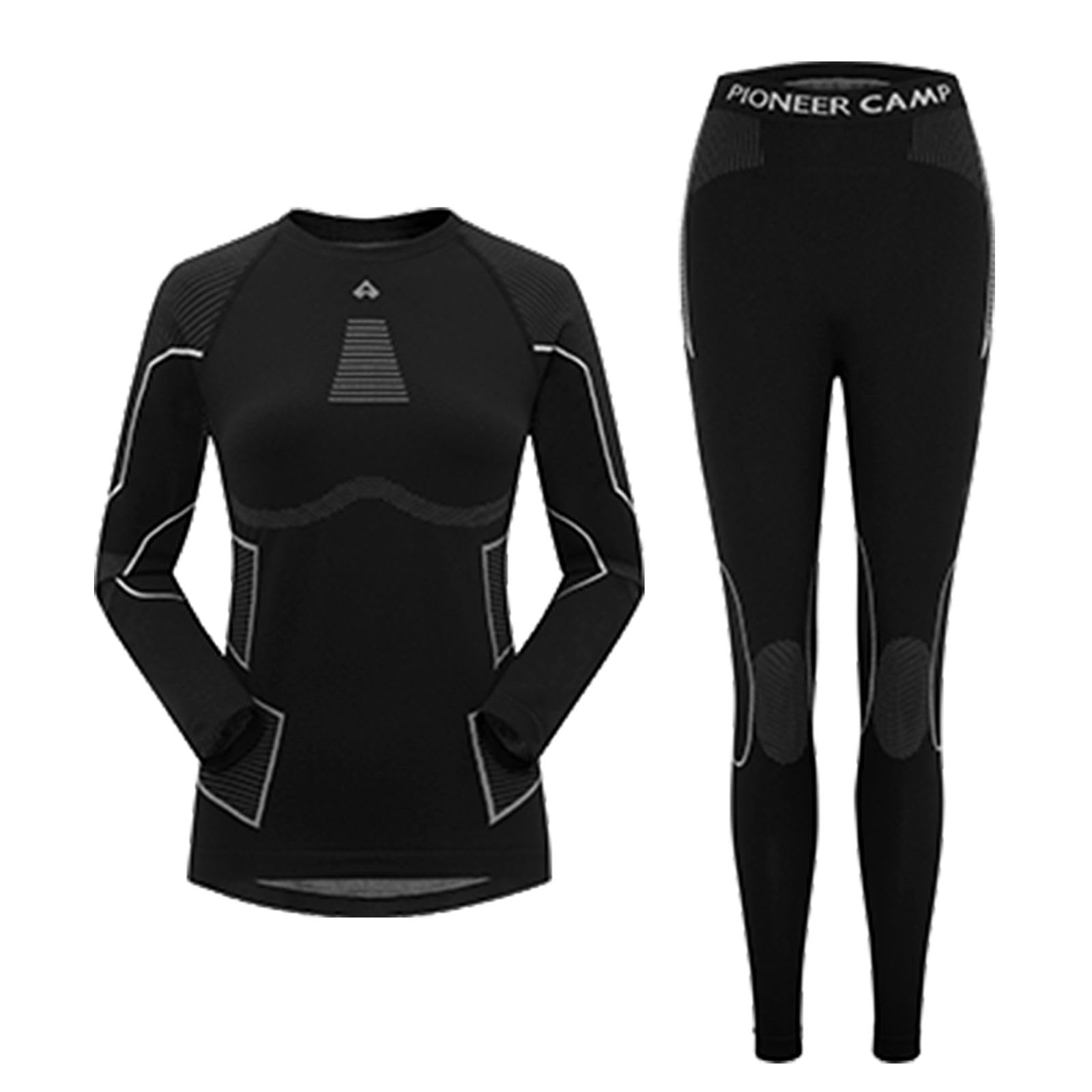 Vêtement Thermique Femme Chaud et Élastique – sous-Vêtements Thermiques à Haute Densité, Haut Thermique Femme avec Coupe 3D pour Confort et Liberté de Mouvement