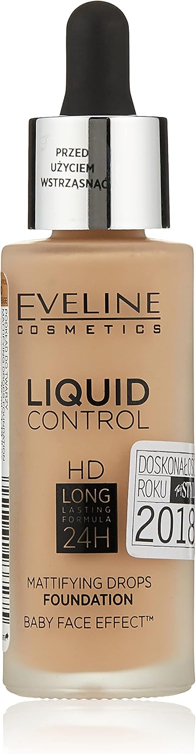 EVELINE LIQUID CONTROL HD Longstay Mattierizing Primer 32 ml (040 Warm