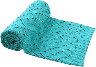 Toddmomy Carrinho Para Recém-Nascido Cobertor De Malha Macio Cobertor De Bebê Cobertor De Malha Cobertor De Musselina Cobertor De Bebê Cobertor Quente Cobertor De Malha Cobertores De Sofá