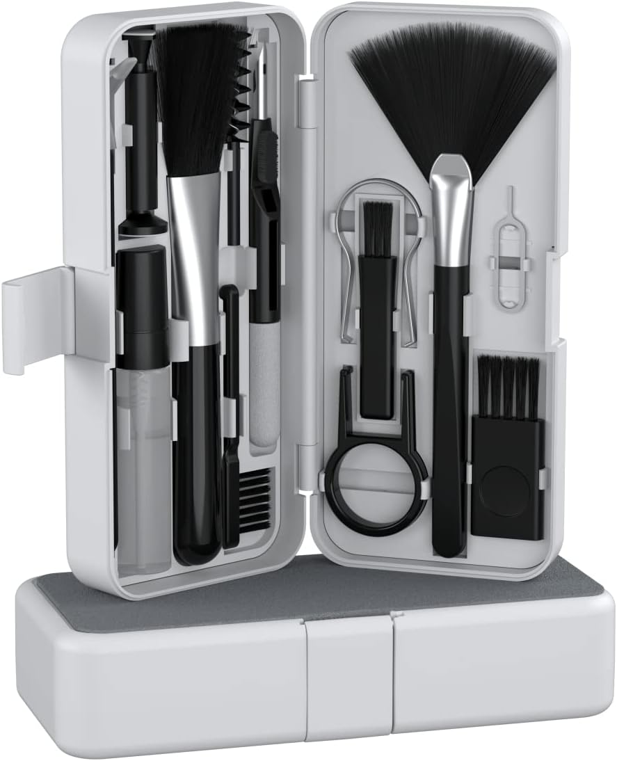 Portronics Clean N 18 in 1 Smart Gadget Cleaning Kit, White