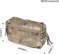 Vista 31 de EXCELLENT ELITE SPANKER Bolsa táctica Molle administrador para chaleco táctico pecho cintura paquete utilidad herramienta bolsa táctica EDC bolsa
