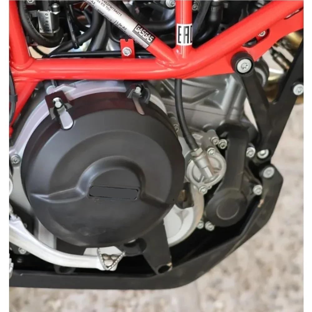 Pasuje do KTM 690 Duke 2011-2024 690 SMC 2019-2024 690/R Enduro 2008-2018 Osłona silnika Carbon Look(CLUTCH-BK-1Pcs)