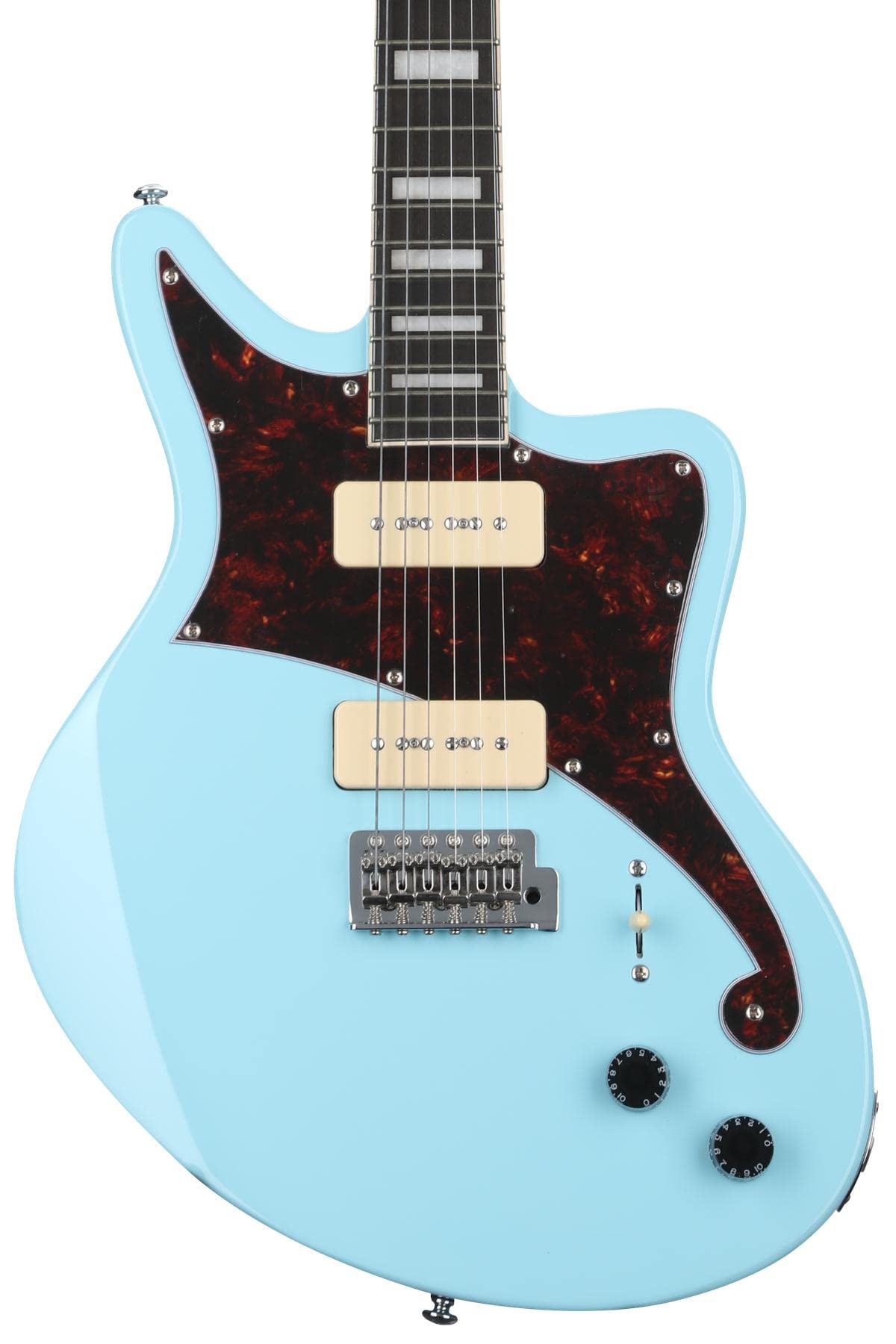Amazon.com: D'Angelico Premier Bedford Electric Guitar - Sky Blue
