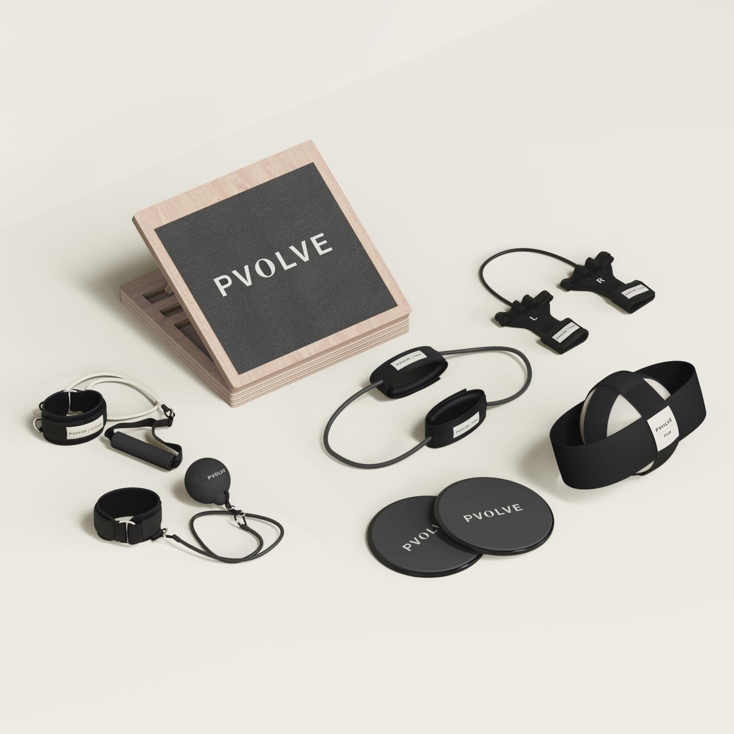 PVOLVE Home Workout Bundles - Home Gym Fitness Equipment for Total Body Strength Exercise and Recovery