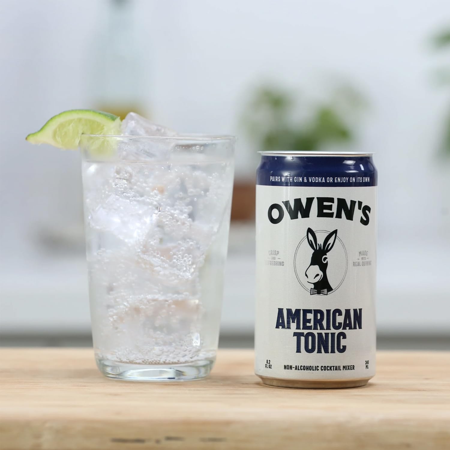 Owen’s Craft Mixers | American Tonic 10 Pack | Handcrafted in the USA with Premium Ingredients | Vegan & Gluten-Free Soda Mocktail and Cocktail Mixer