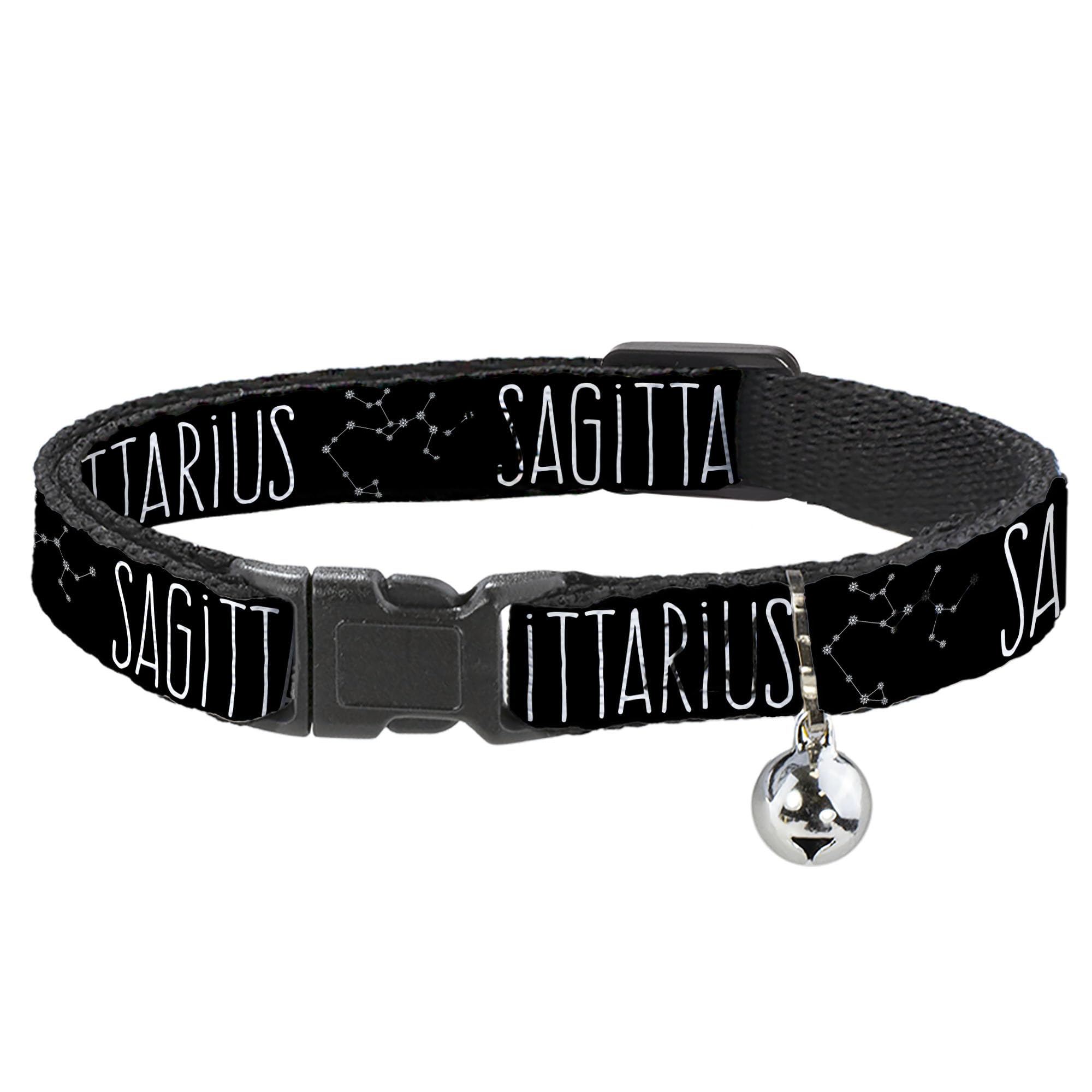 Collar para gato ajustable con estampado de Sagitario