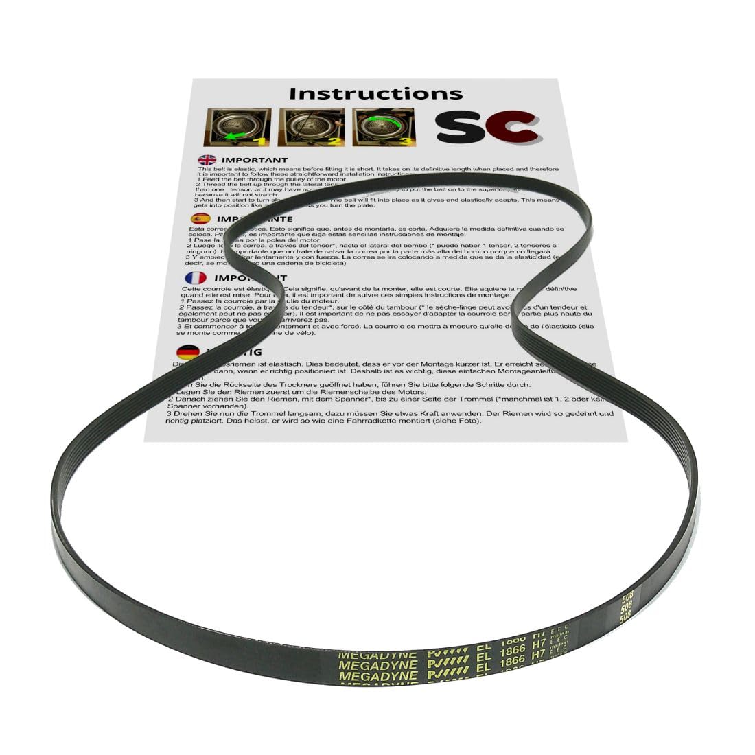 SC Solocorreas - EL 1866 H7 dryer belt