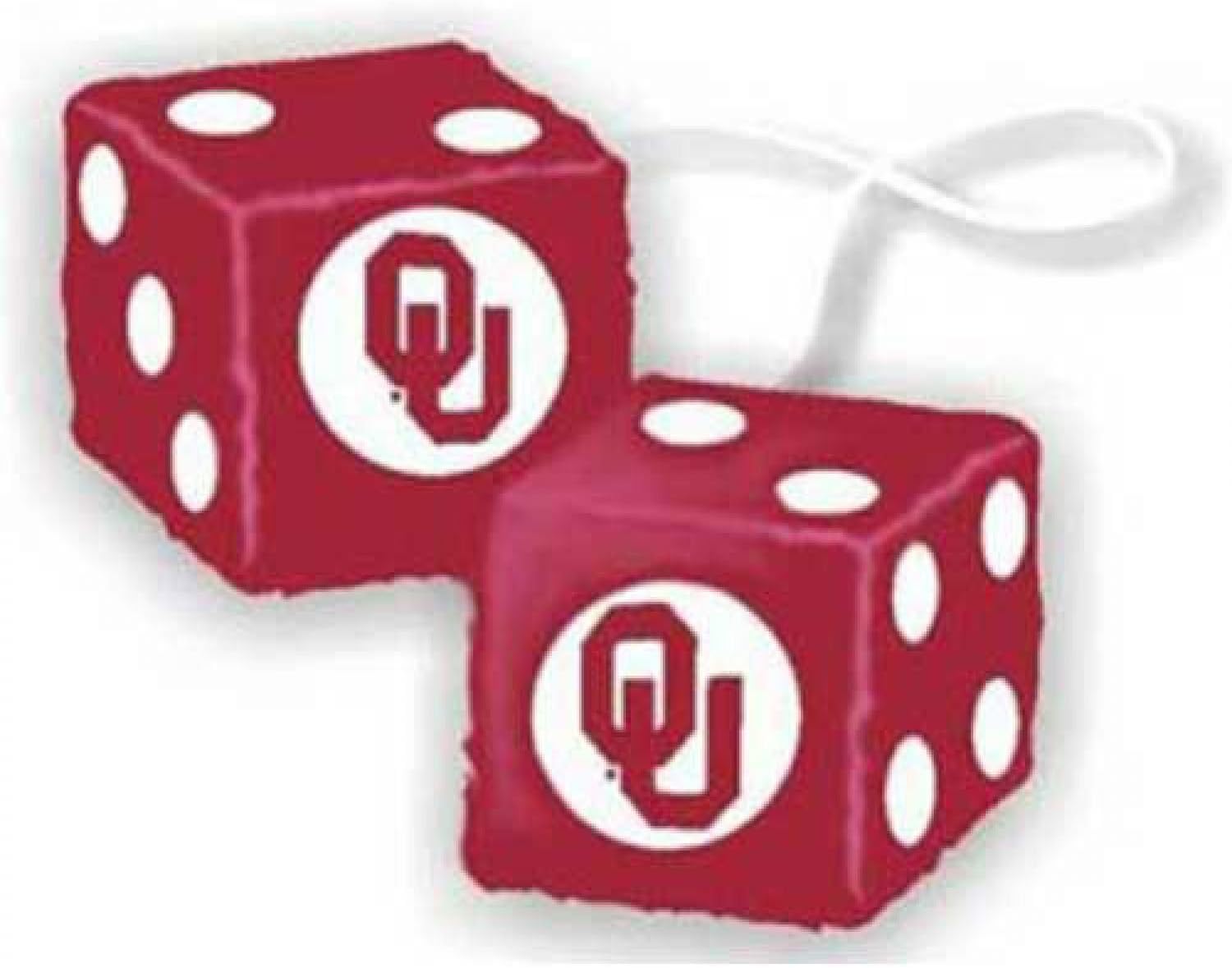 Fremont Die Oklahoma Sooners Fuzzy Dice