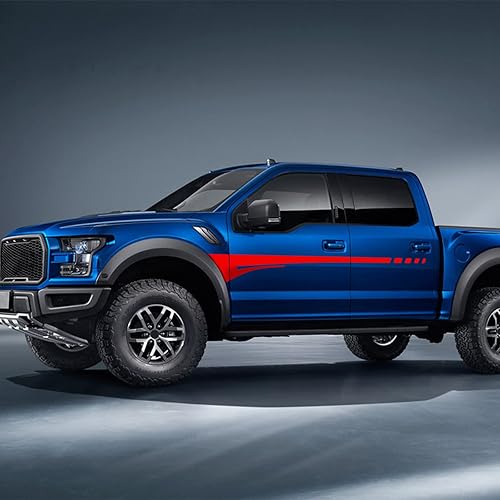 Miniatura 9 de Bilisin Calcomanías de vinilo para puerta lateral de carrocería de automóvil, calcomanías gráficas de carreras deportivas BI004 para todos los